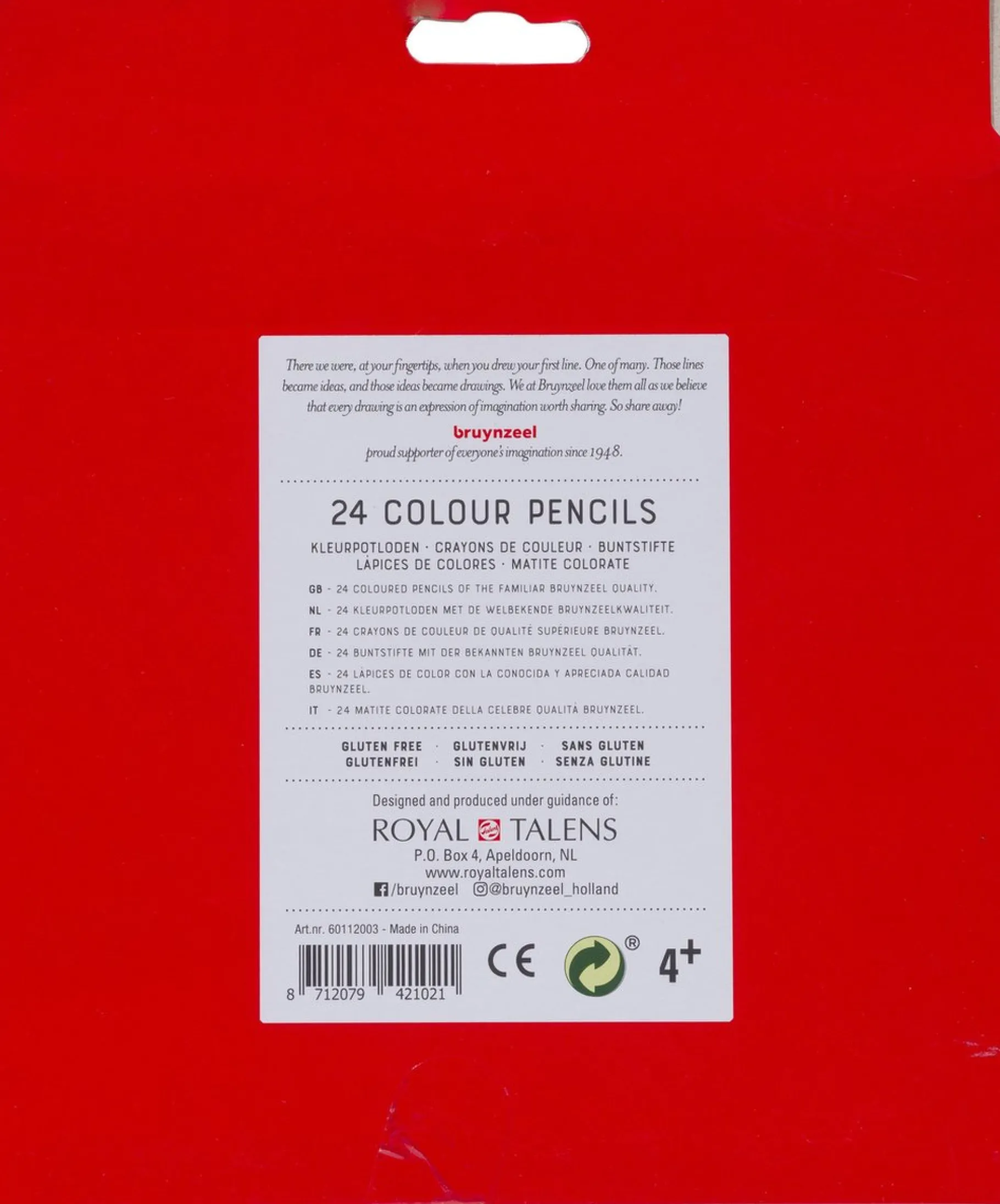 Tekenen / Kleuren>Bruynzeel Kleurpotloden 24 Stuks