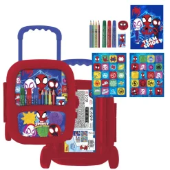 Tekenen / Kleuren> Kleurtrolley Spidey