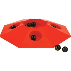 Knikkers> Knikkerpot Groot Met 10 Knikkers 4 Assorti