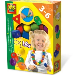 Knutselsets>Ses Knutselpakket Ik Leer Rijgen