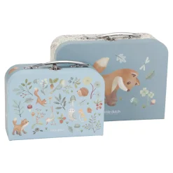 Babyspeelgoed> Kofferset Forest Friends Blue