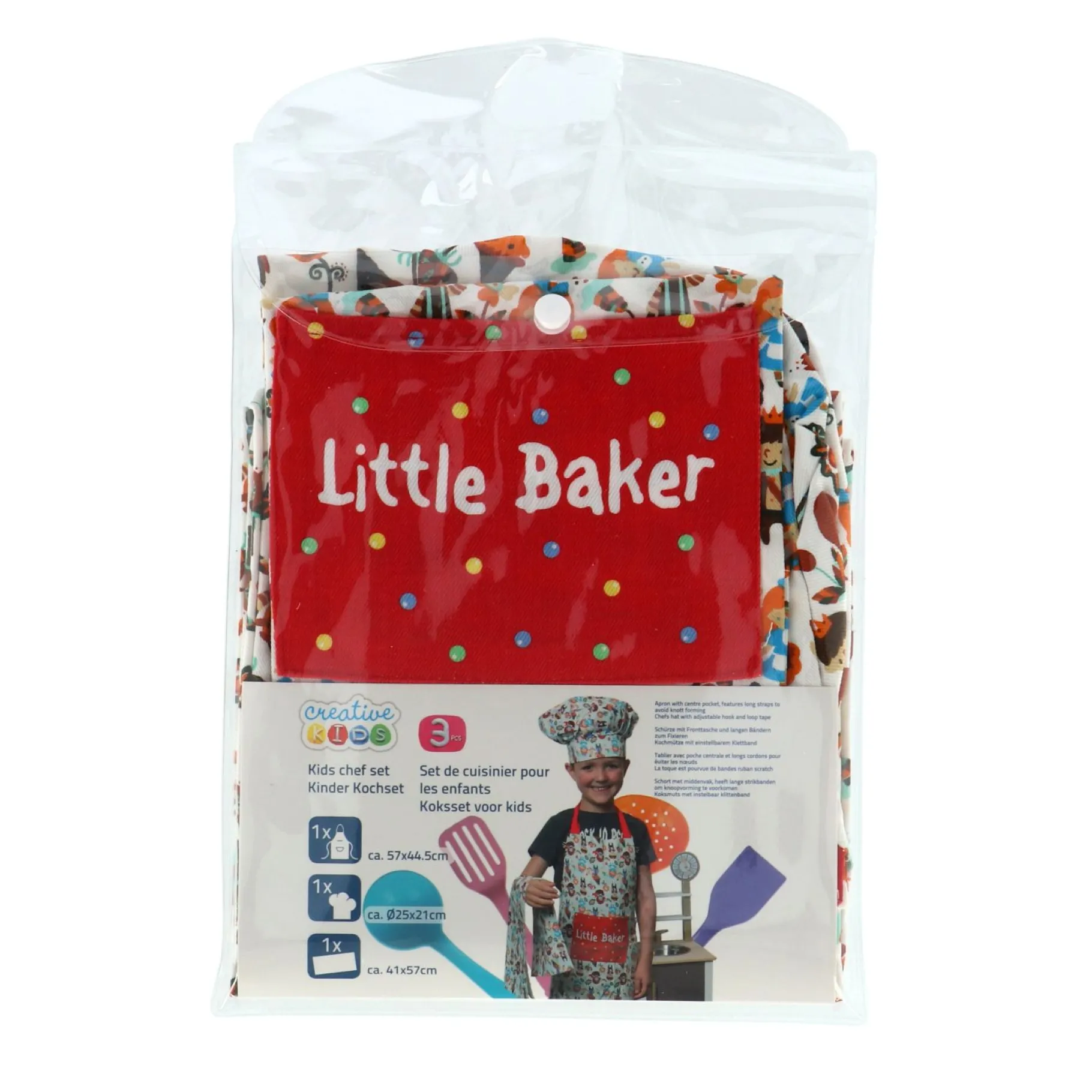 Verkleden|Keukengerei> Koksset voor kinderen 3 delig 3 assorti