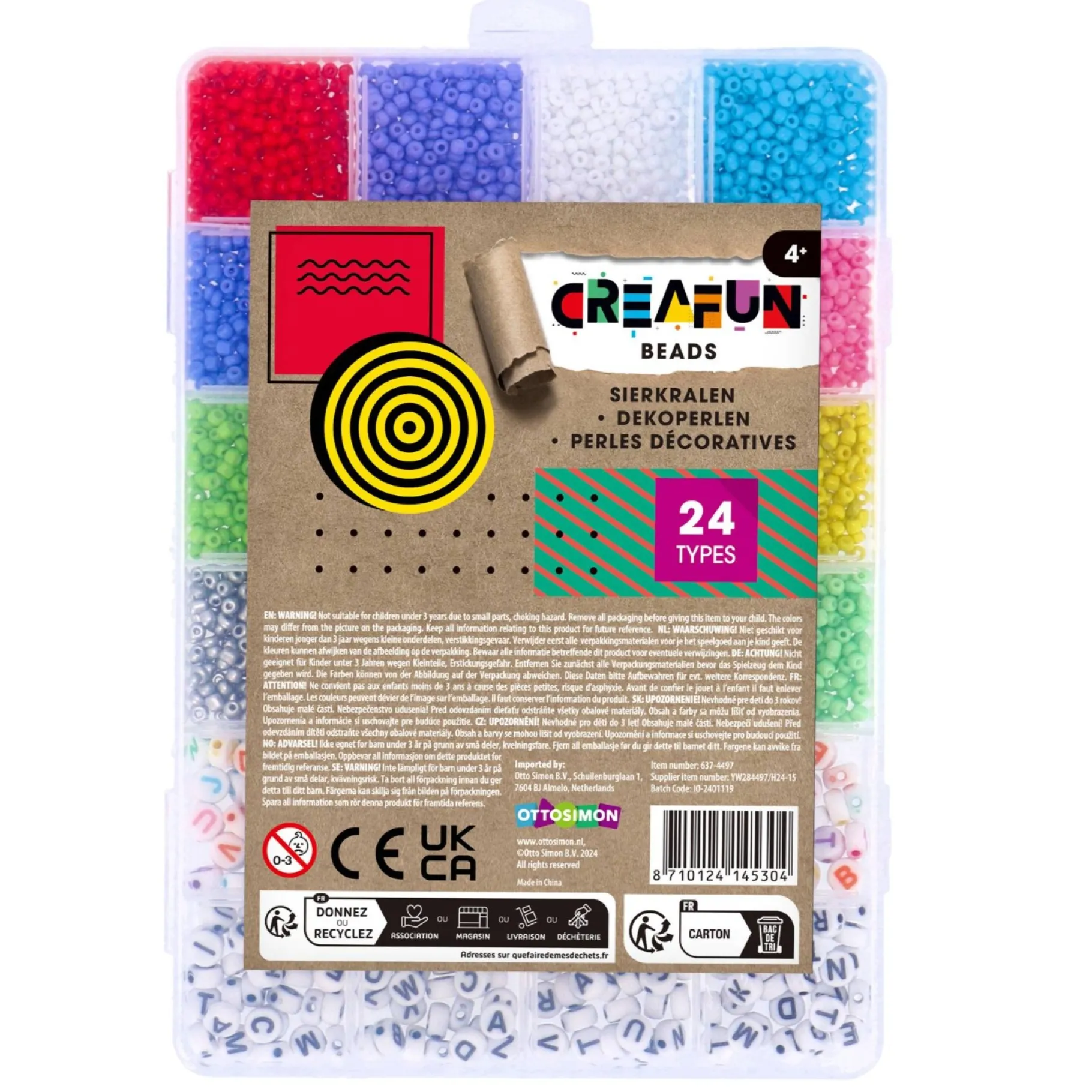 Sieraden Maken>Creafun Kralen 24 soorten