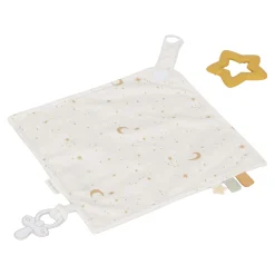 Bijtringen></noscript> LD knuffeldoekje met bijtring newborn naturals