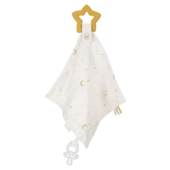 Bijtringen></noscript> LD knuffeldoekje met bijtring newborn naturals