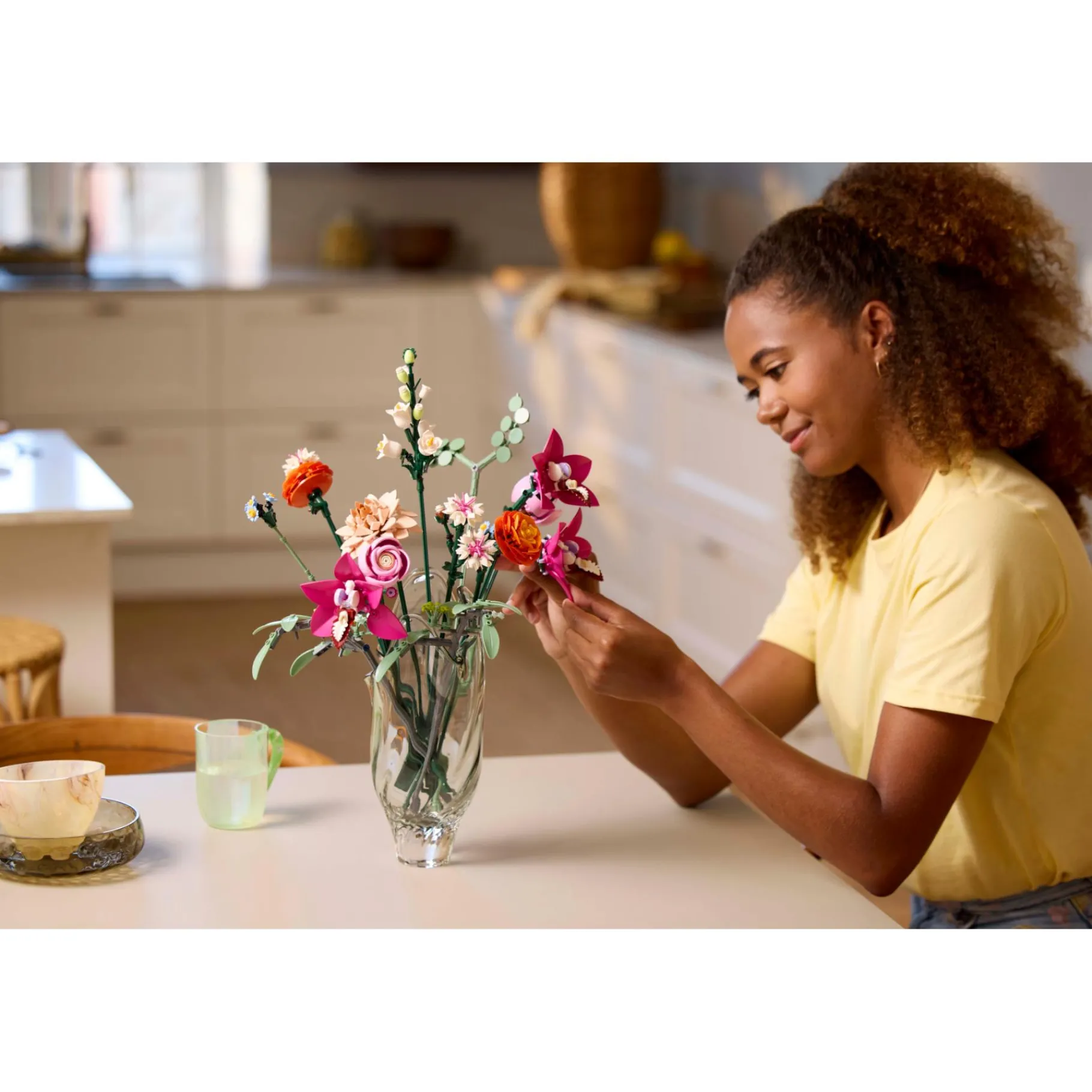 Jongens|Bouwstenen>LEGO 10342 Botanicals Roze boeket