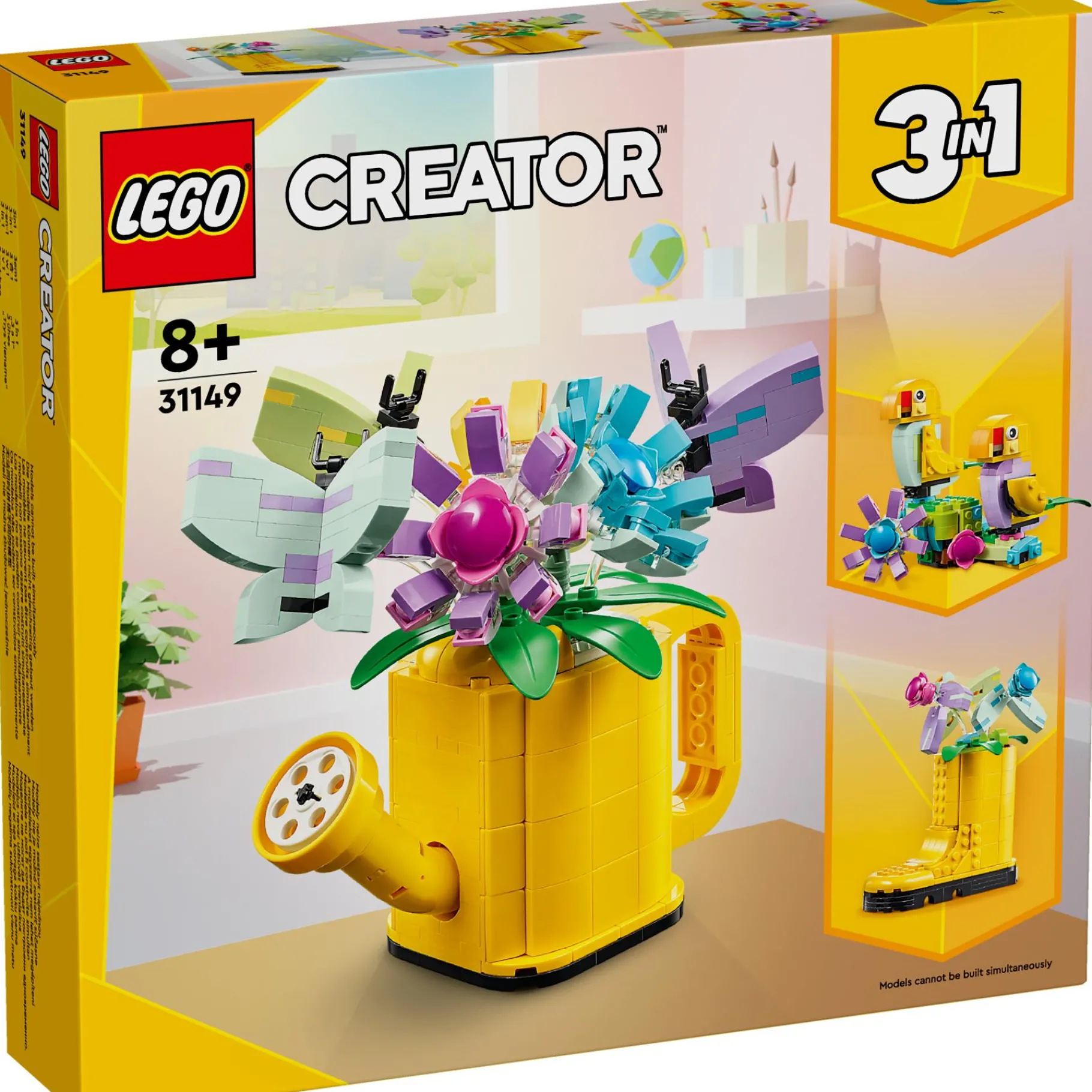 Bouwstenen|Jongens>LEGO 31149 Creator Bloemen In Gieter
