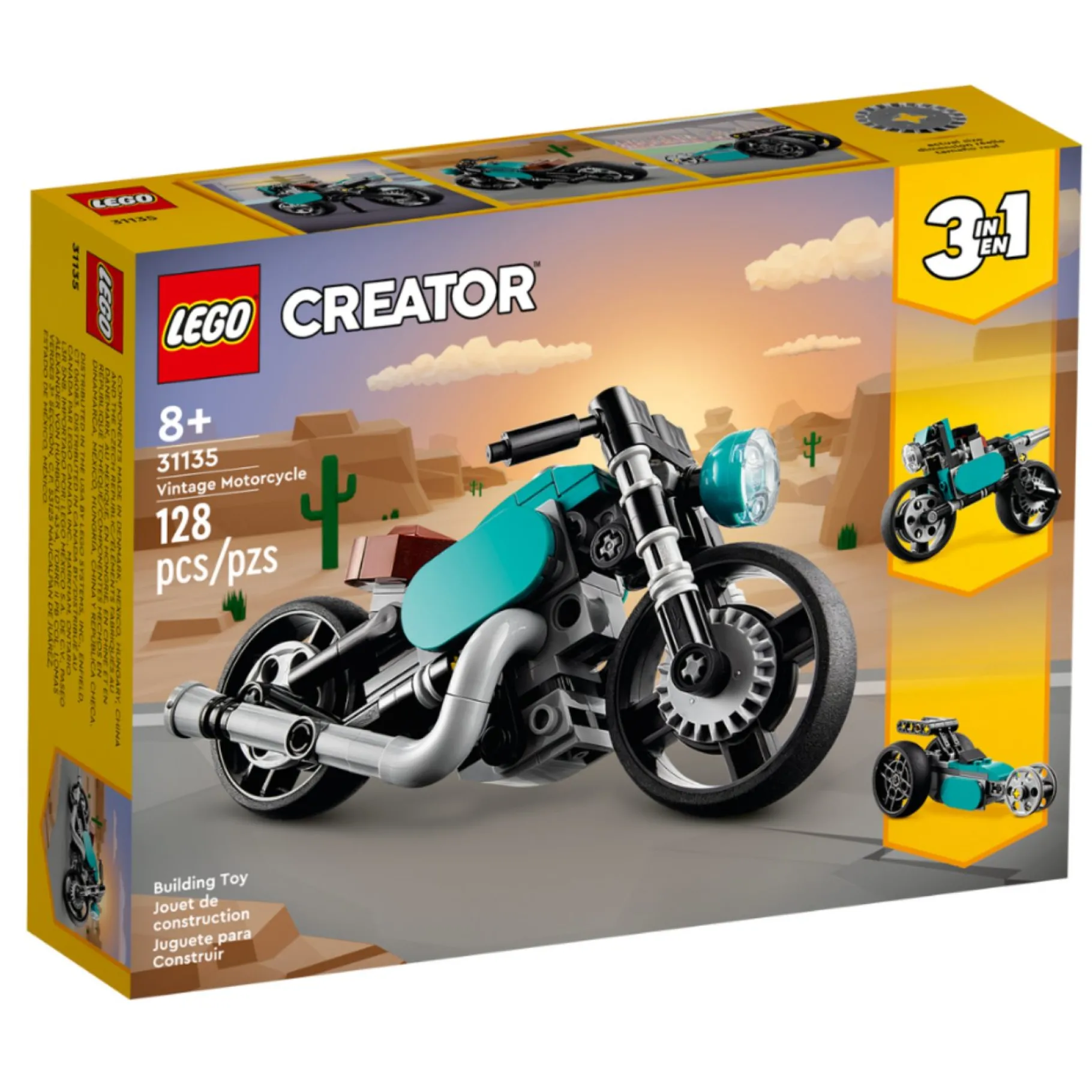 Bouwpakketten|Jongens>LEGO 31135 Creator Klassieke Motor