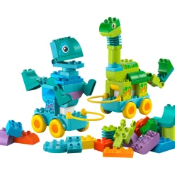 Bouwstenen|Jongens>LEGO 10451 DUPLO Town 3-in-1 dinosaurussen op  wielen