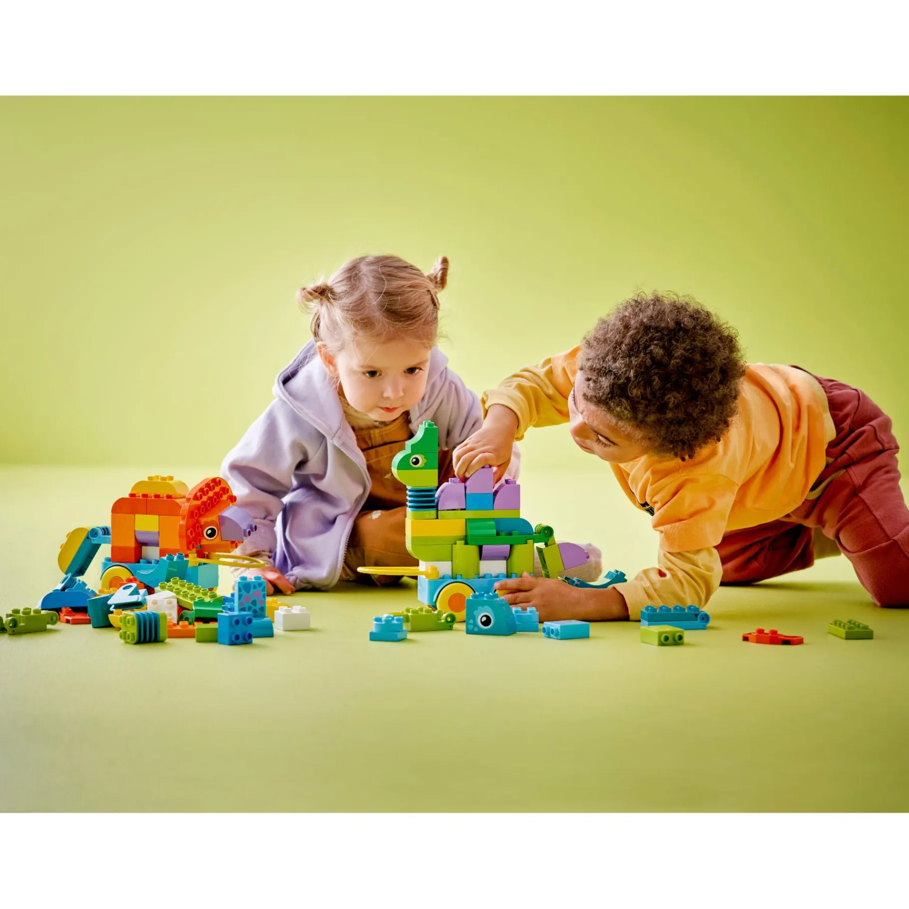 Bouwstenen|Jongens>LEGO 10451 DUPLO Town 3-in-1 dinosaurussen op wielen