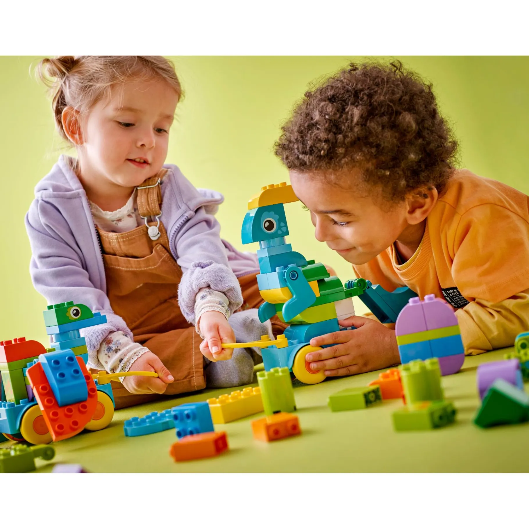 Bouwstenen|Jongens>LEGO 10451 DUPLO Town 3-in-1 dinosaurussen op wielen
