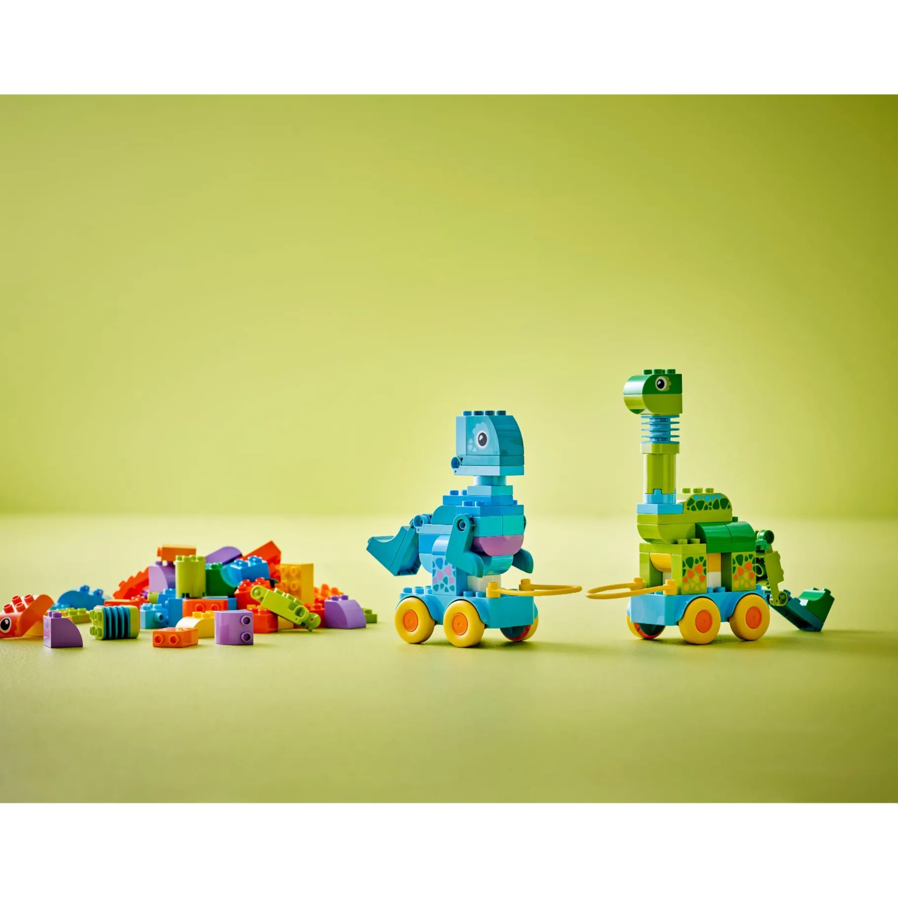 Bouwstenen|Jongens>LEGO 10451 DUPLO Town 3-in-1 dinosaurussen op wielen