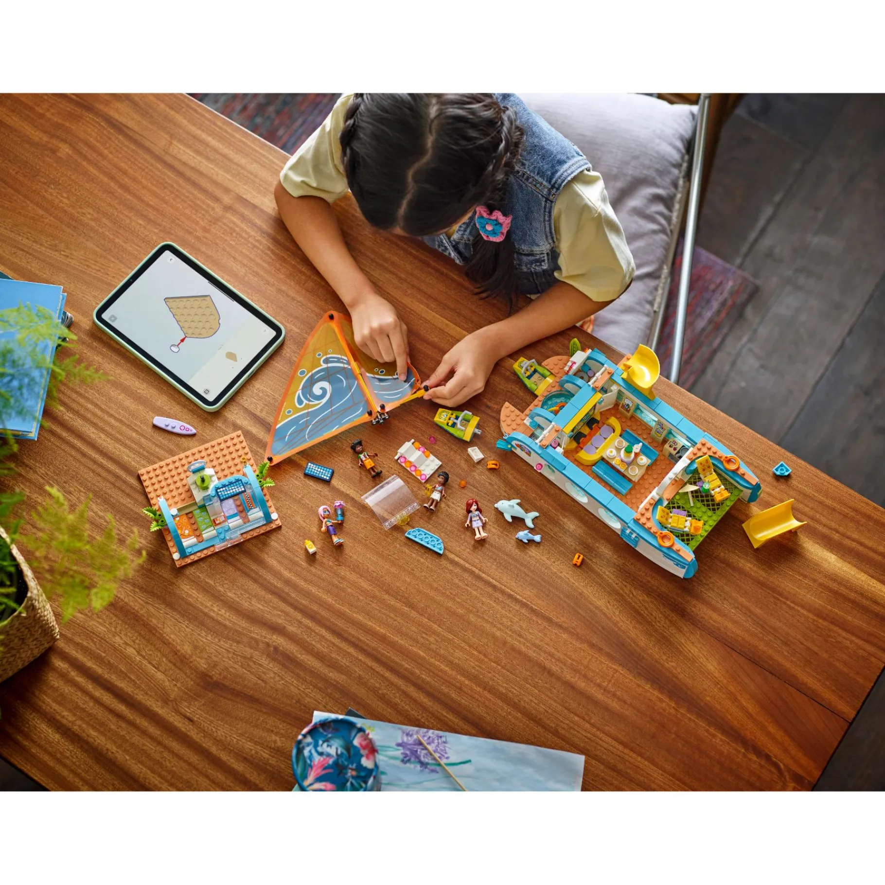 Bouwstenen|Jongens>LEGO 42664 Friends Avontuurlijke Bootreis