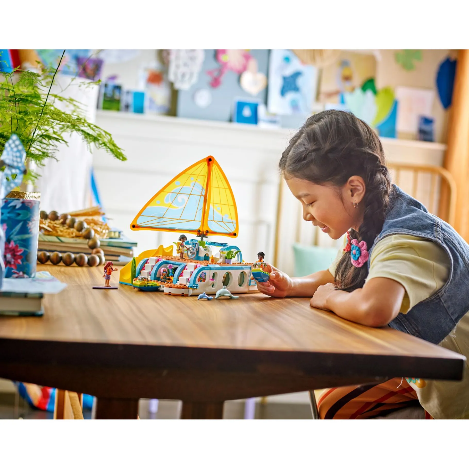 Bouwstenen|Jongens>LEGO 42664 Friends Avontuurlijke Bootreis