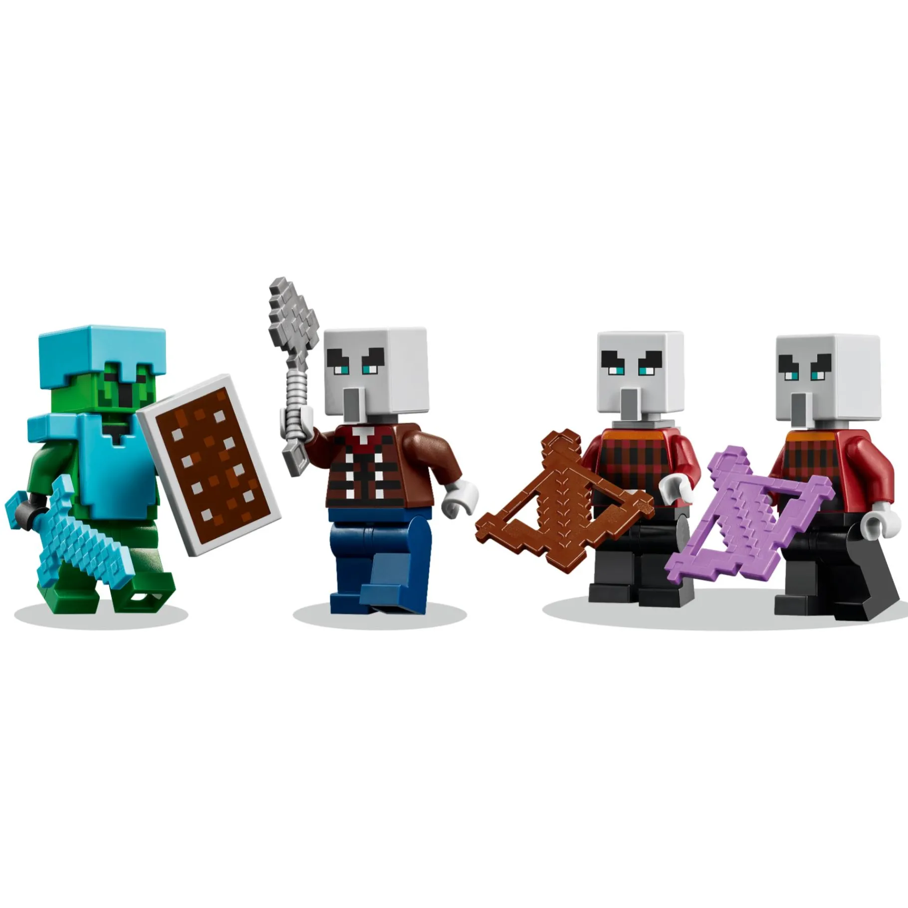 Bouwstenen|Jongens>LEGO 21267 Minecraft De Illagers in de woestijn