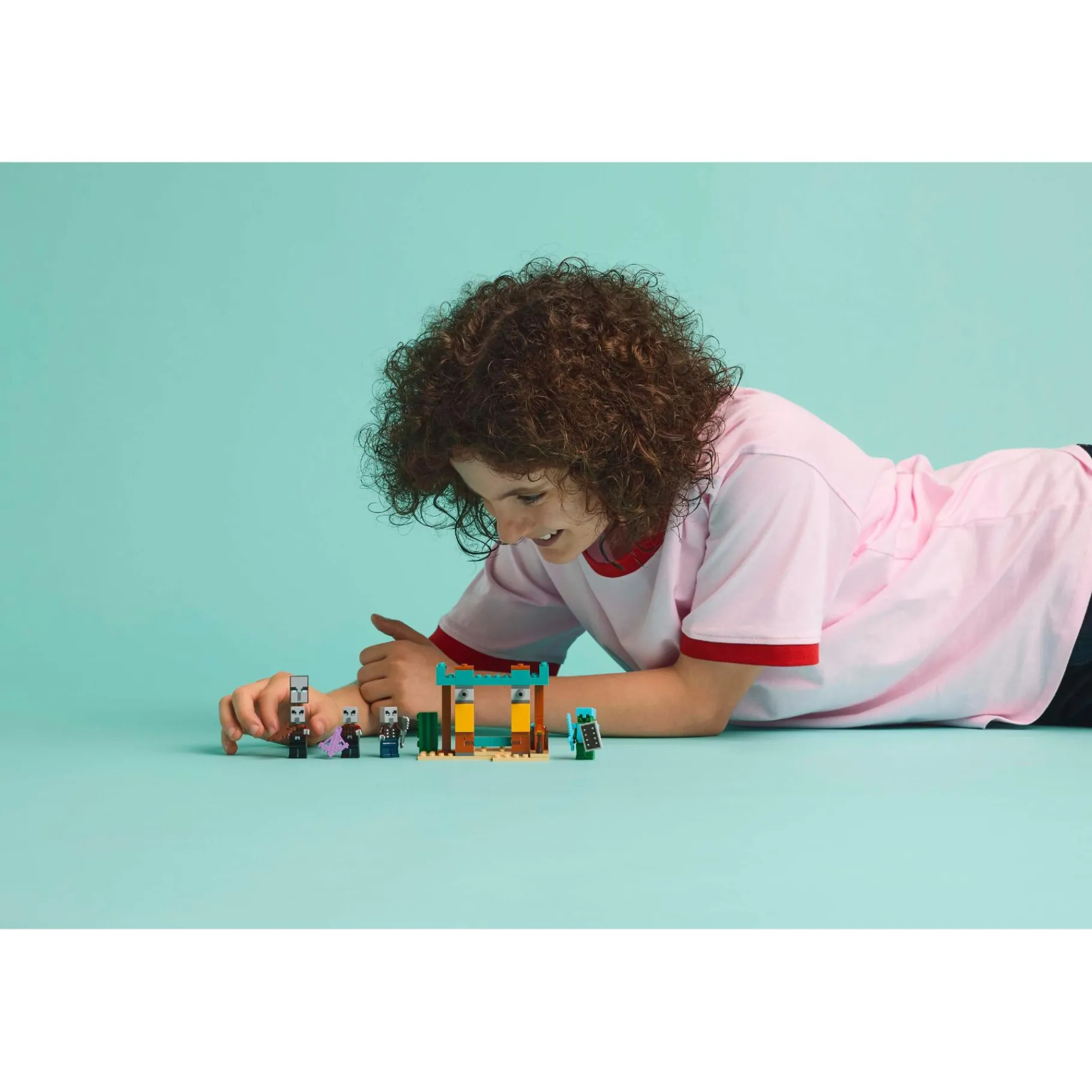 Bouwstenen|Jongens>LEGO 21267 Minecraft De Illagers in de woestijn