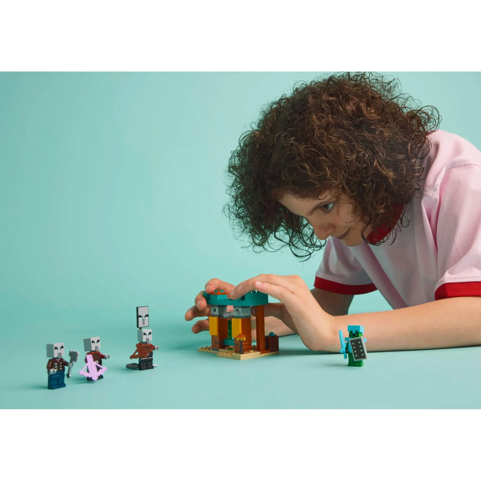 Bouwstenen|Jongens>LEGO 21267 Minecraft De Illagers in de woestijn