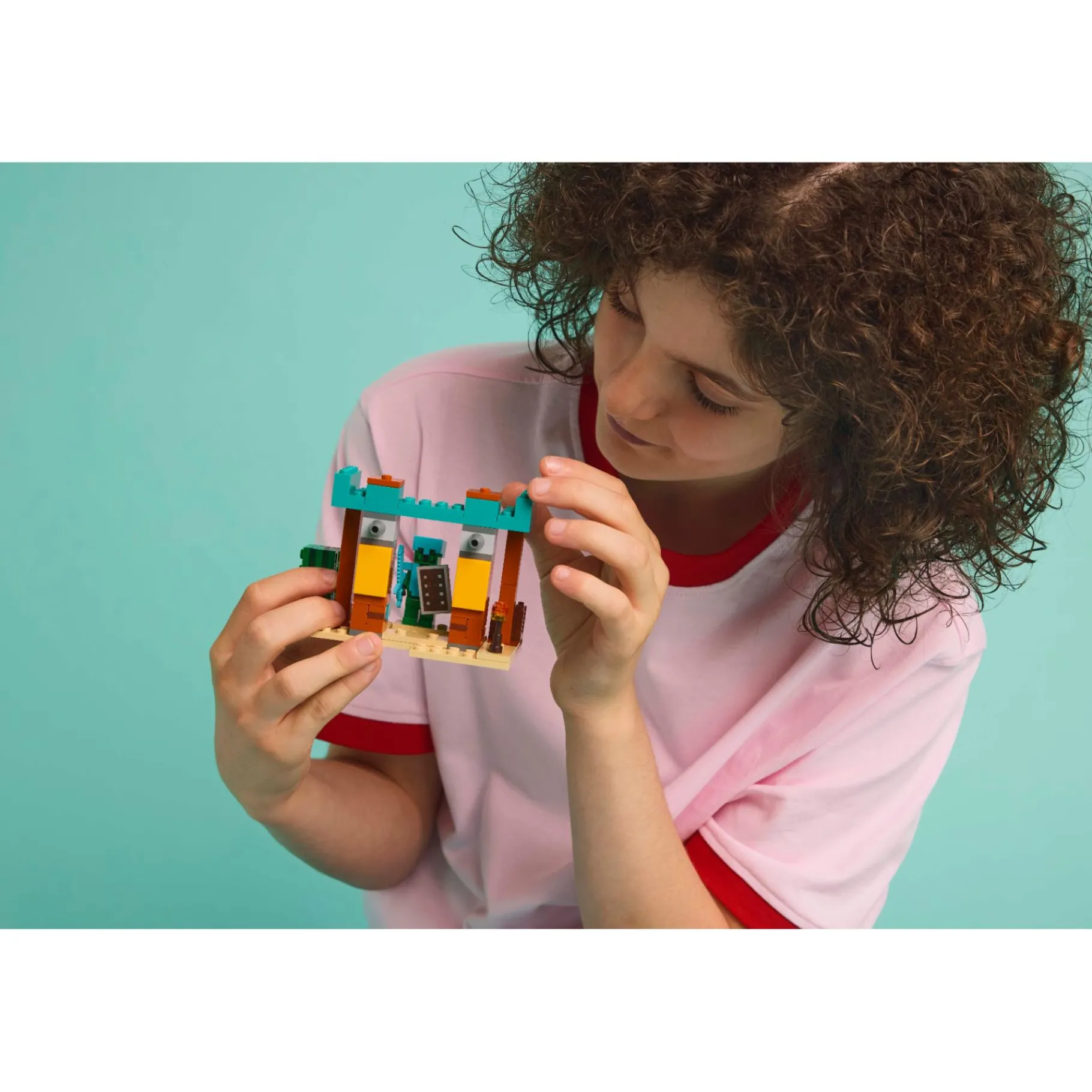 Bouwstenen|Jongens>LEGO 21267 Minecraft De Illagers in de woestijn