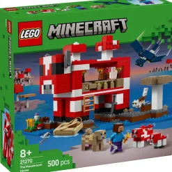 Bouwstenen|Jongens>LEGO 21270 Minecraft Het Mooshroom huis