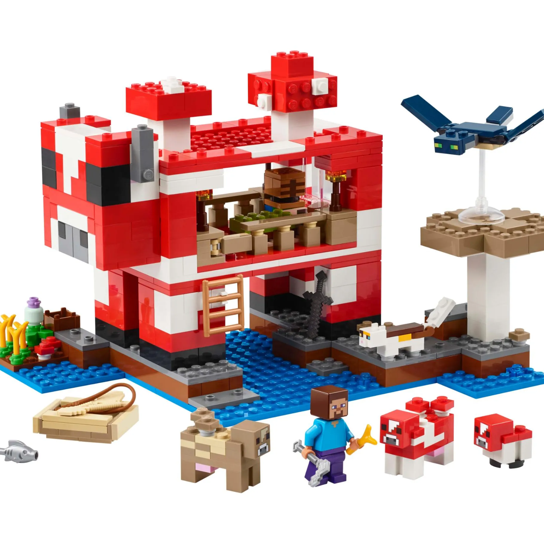 Bouwstenen|Jongens>LEGO 21270 Minecraft Het Mooshroom huis