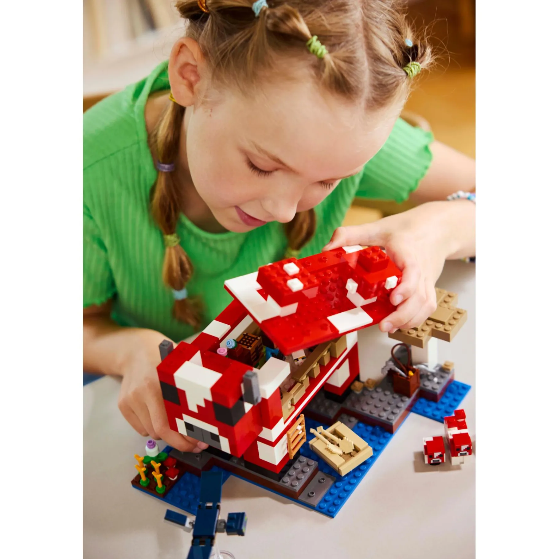 Bouwstenen|Jongens>LEGO 21270 Minecraft Het Mooshroom huis