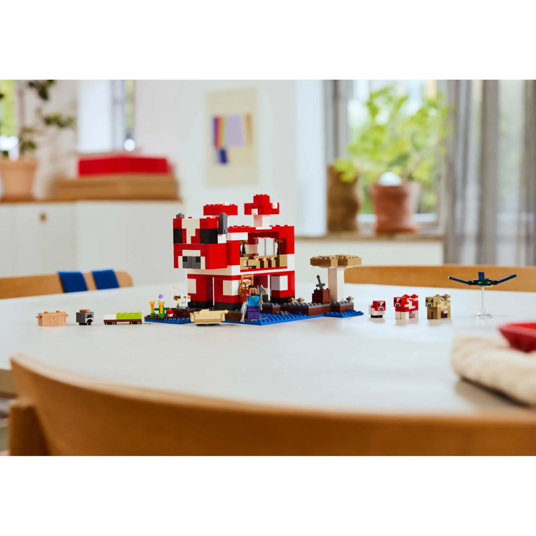 Bouwstenen|Jongens>LEGO 21270 Minecraft Het Mooshroom huis