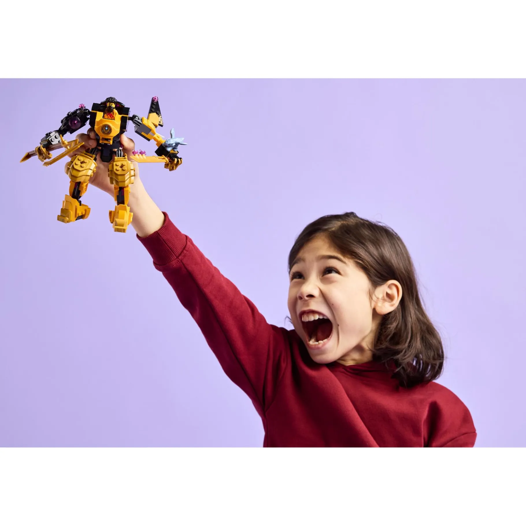 Bouwstenen|Jongens>LEGO 71839 Ninjago Arins Spinjitzu Strijdmecha