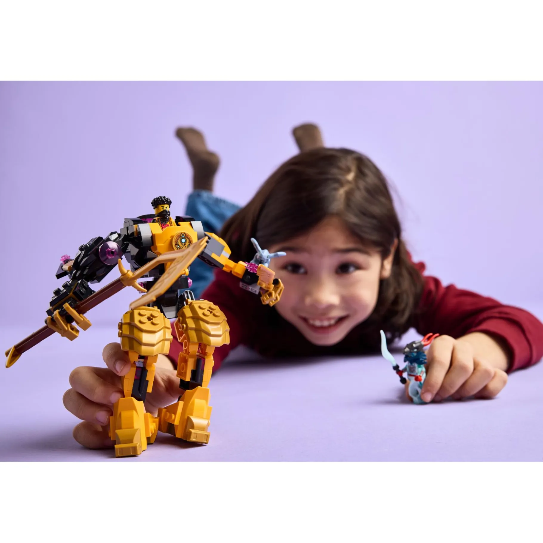 Bouwstenen|Jongens>LEGO 71839 Ninjago Arins Spinjitzu Strijdmecha