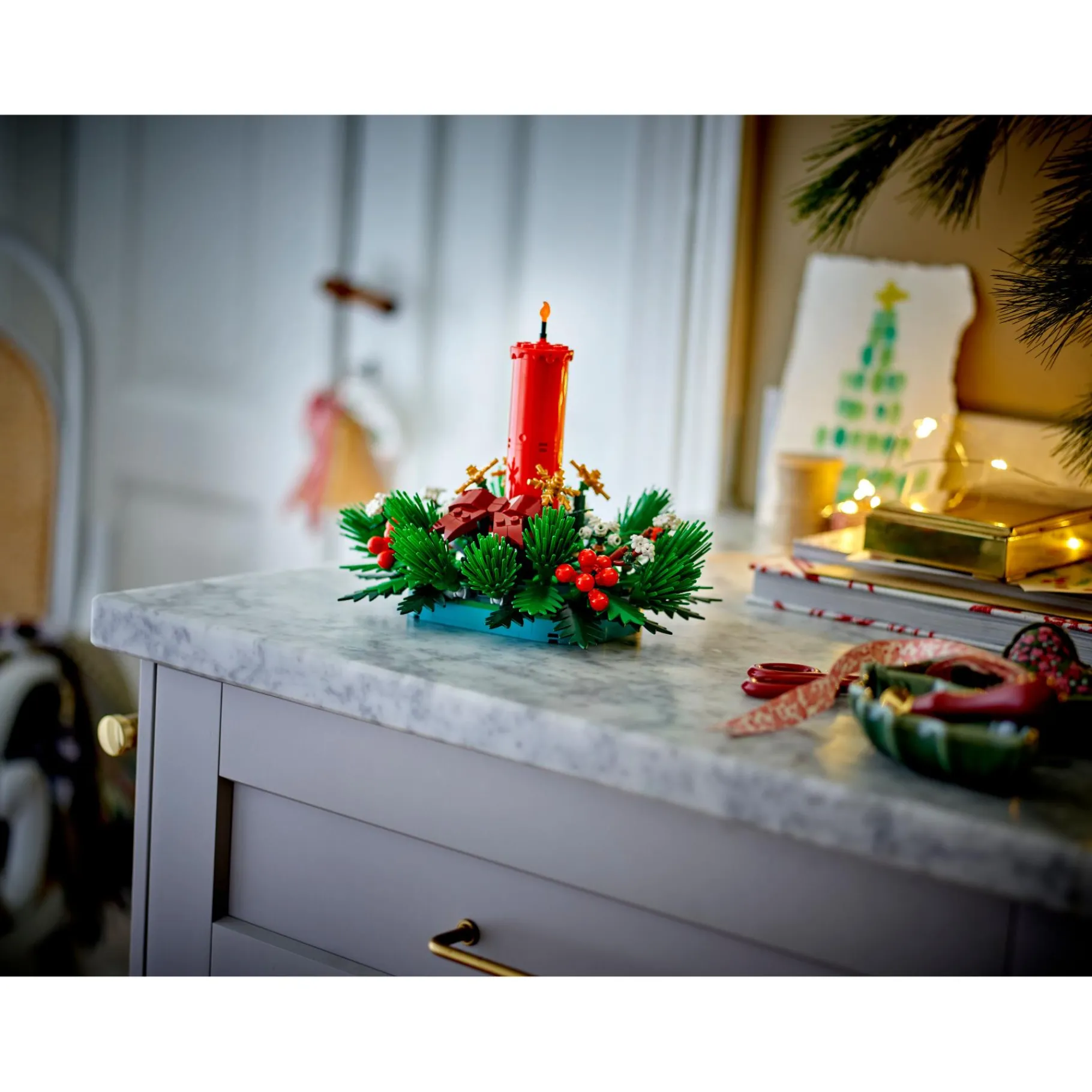 Bouwstenen|Jongens>LEGO 40743 Seasons Kersttafeldecoratie