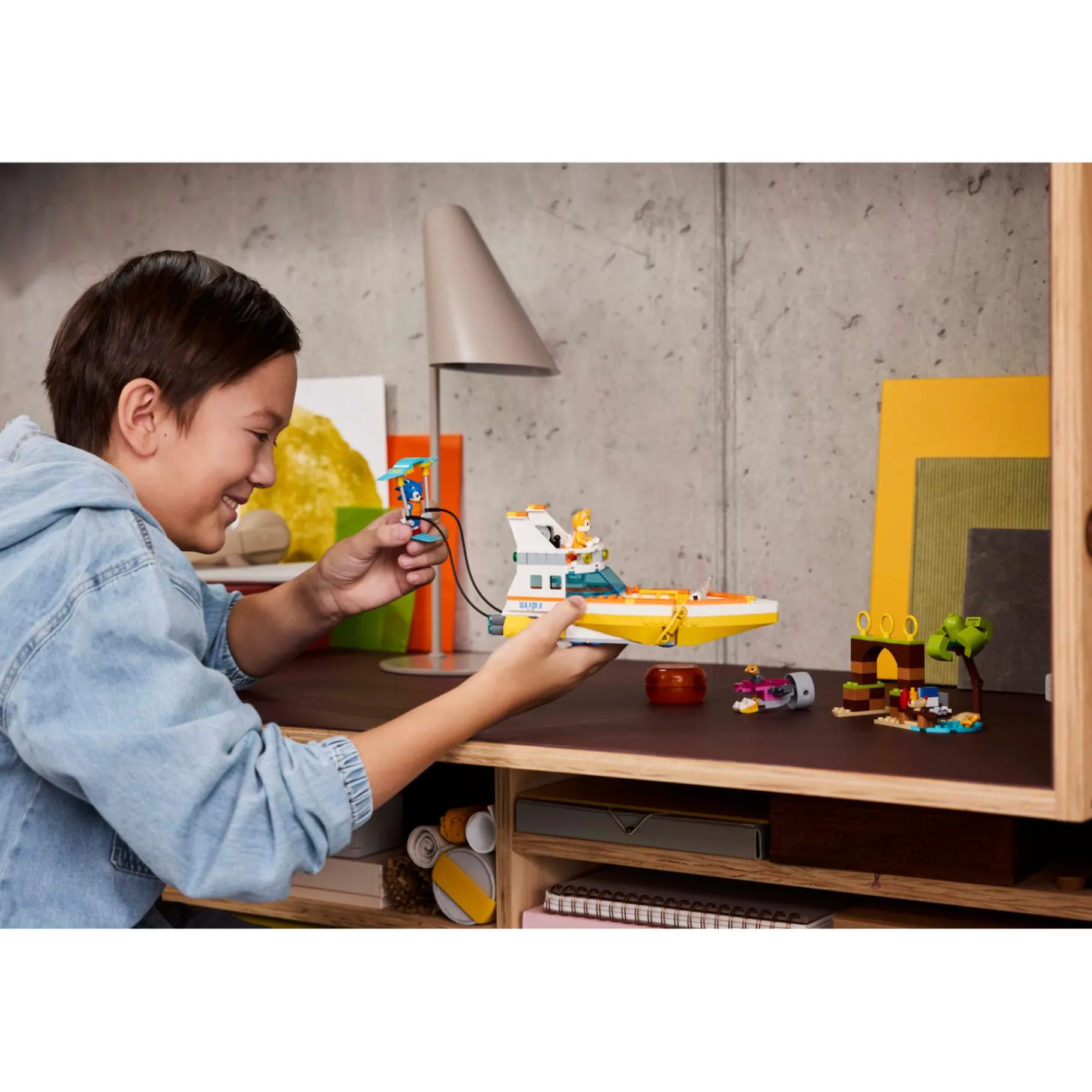 Bouwstenen|Jongens>LEGO 76997 Sonic Tails' avonturenboot