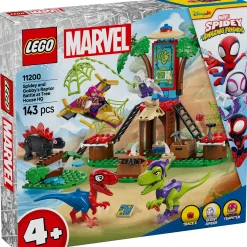 Bouwstenen|Jongens>LEGO 11200 Spidey en Gobby's raptorstrijd  bij de boomhut