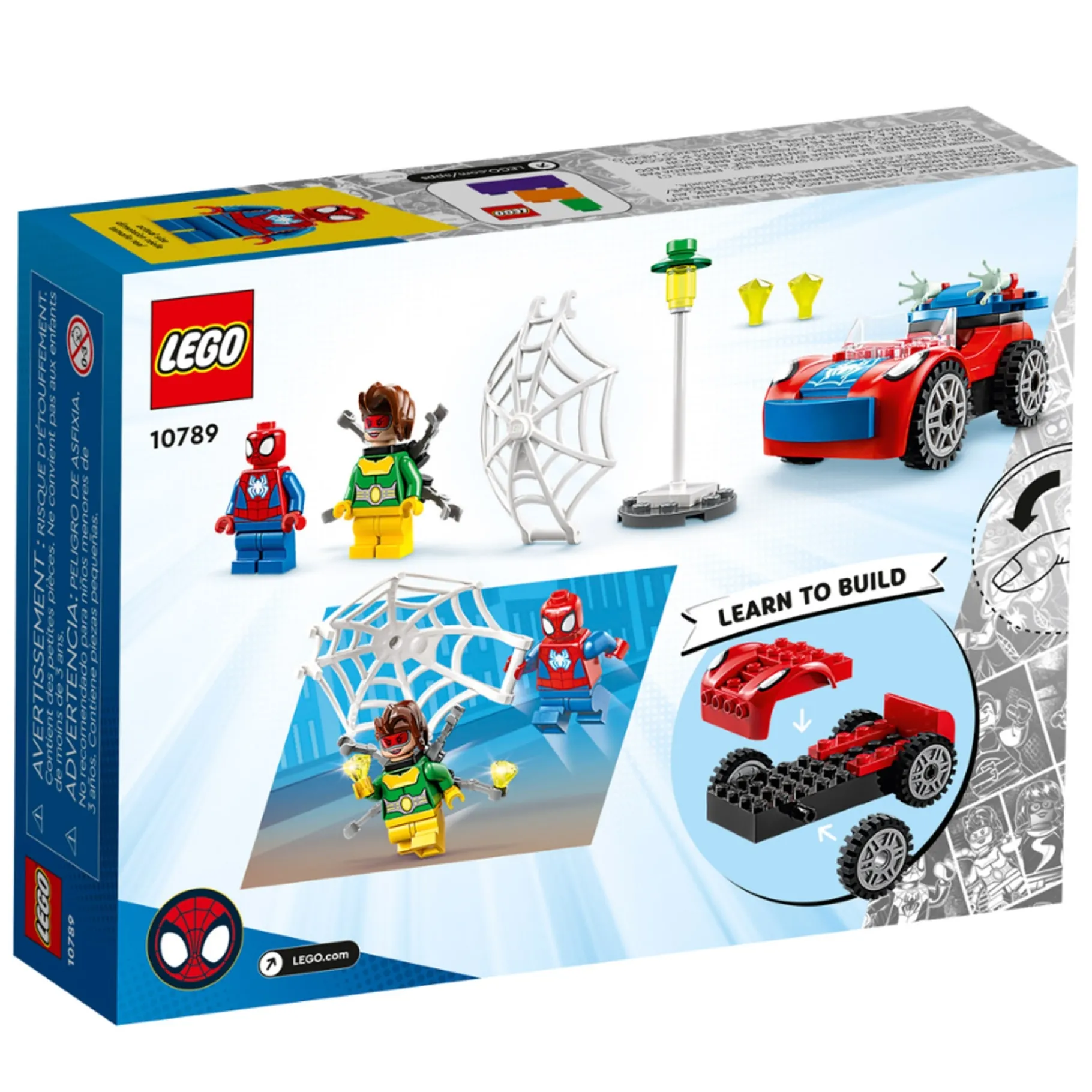 Bouwpakketten|Jongens>LEGO 10789 Spidey Spider-Man’s auto en Doc Ock