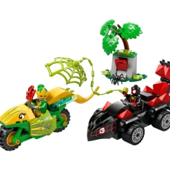 Bouwstenen|Jongens>LEGO 11198 Spidey Spin en Electro achtervolging  met dinosaurusvoertuigen