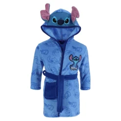 Kinderpyama's> Lilo & Stitch badjas blauw maat 122-128