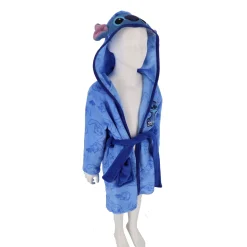 Kinderpyama's> Lilo & Stitch badjas blauw maat 110-116
