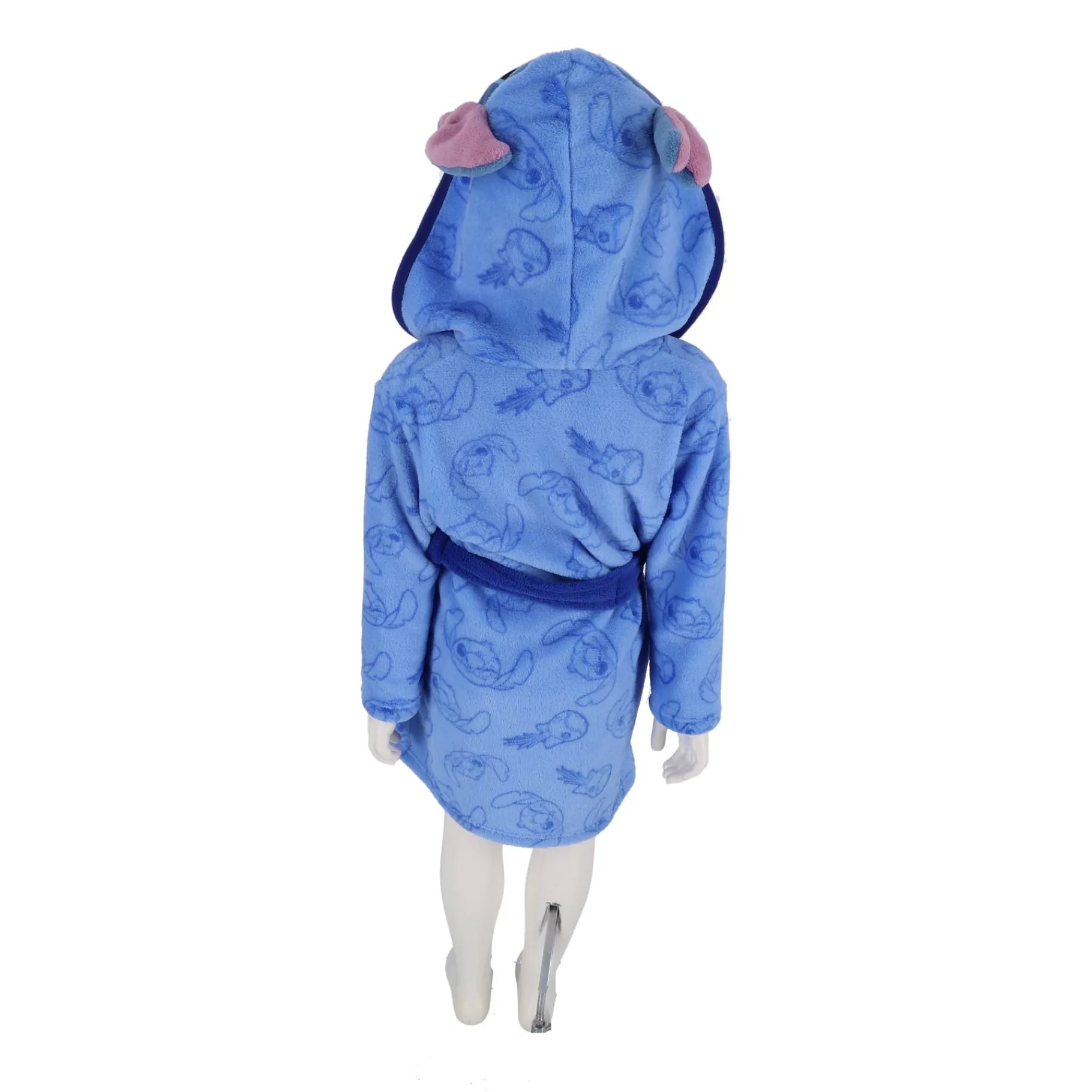 Kinderpyama's> Lilo & Stitch badjas blauw maat 110-116
