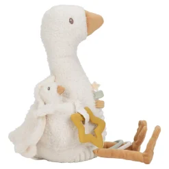 Babyspeelgoed></noscript> Little Dutch activiteitenknuffel little goose