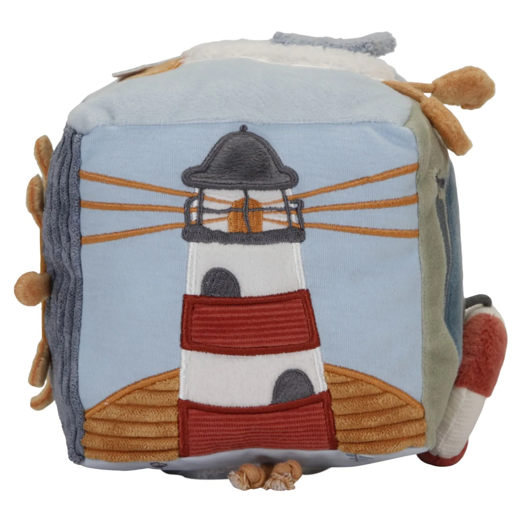 Plucheknuffels|Babyspeelgoed>Tiamo Little Dutch Activiteitenkubus Sailors Bay