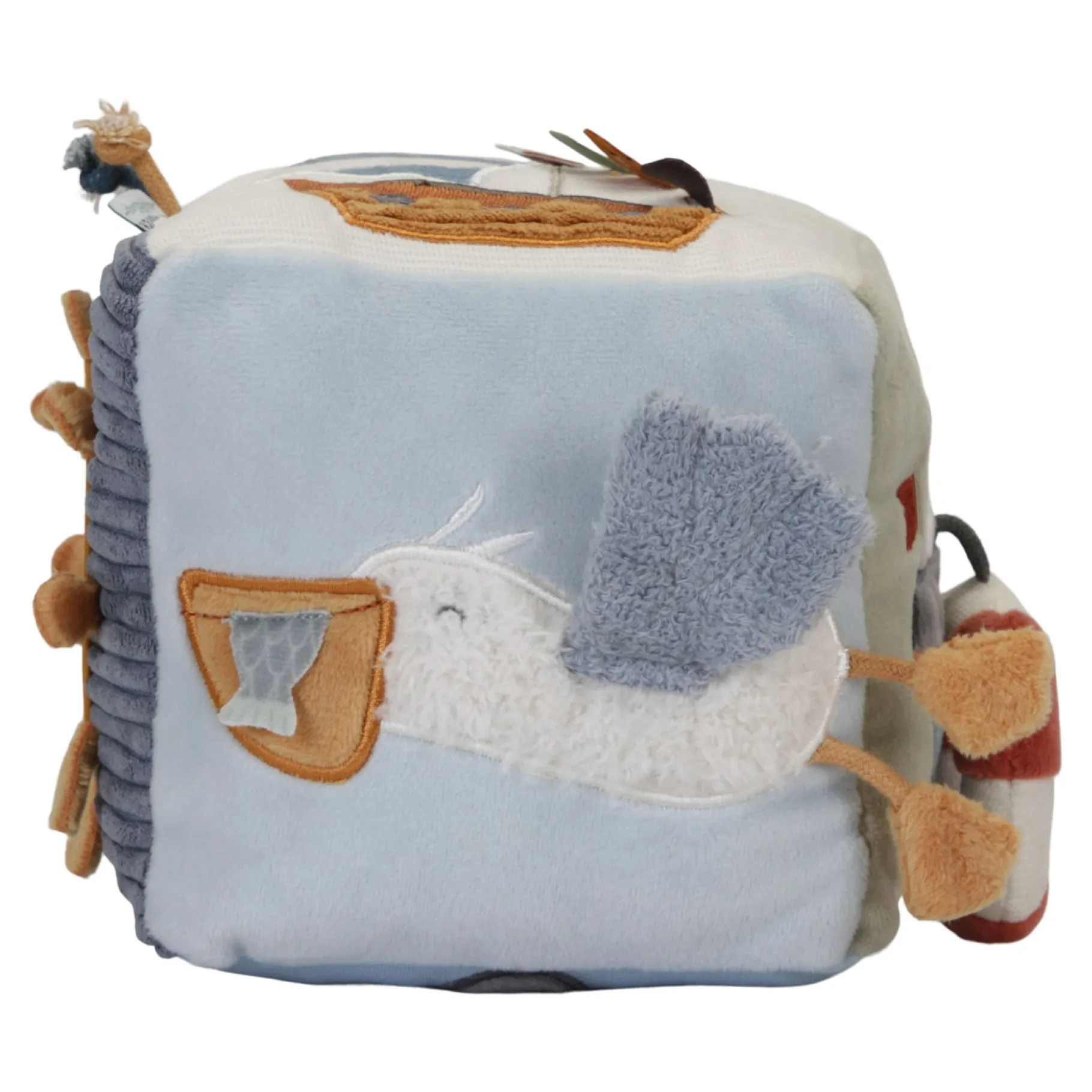 Plucheknuffels|Babyspeelgoed>Tiamo Little Dutch Activiteitenkubus Sailors Bay