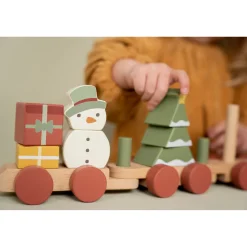 Speelsets|Jongens></noscript> Little Dutch Blokkentrein Kerst Fsc