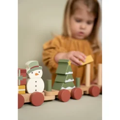 Speelsets|Jongens></noscript> Little Dutch Blokkentrein Kerst Fsc