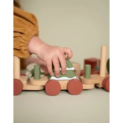 Speelsets|Jongens></noscript> Little Dutch Blokkentrein Kerst Fsc