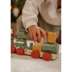 Speelsets|Jongens></noscript> Little Dutch Blokkentrein Kerst Fsc