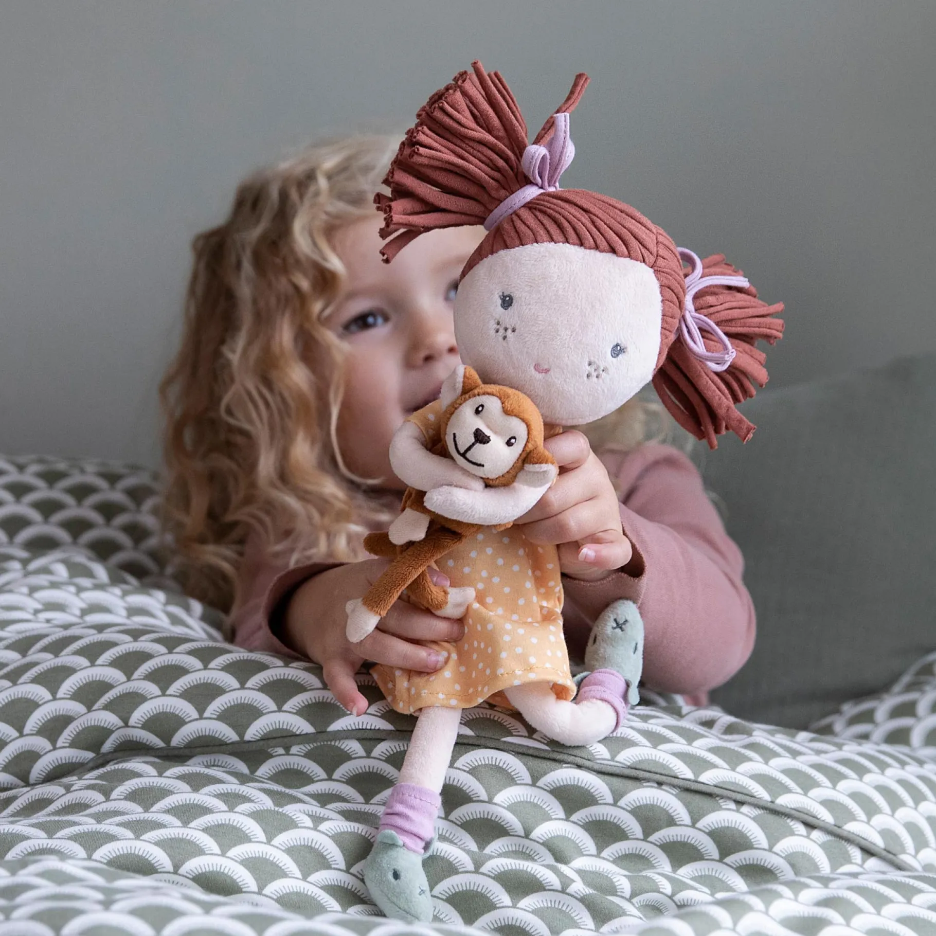 Plucheknuffels>Tiamo Little Dutch Knuffelpop Sophia 35 Cm