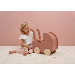 Loopfiguren|Looptrainer></noscript> Little Dutch Poppenwagen