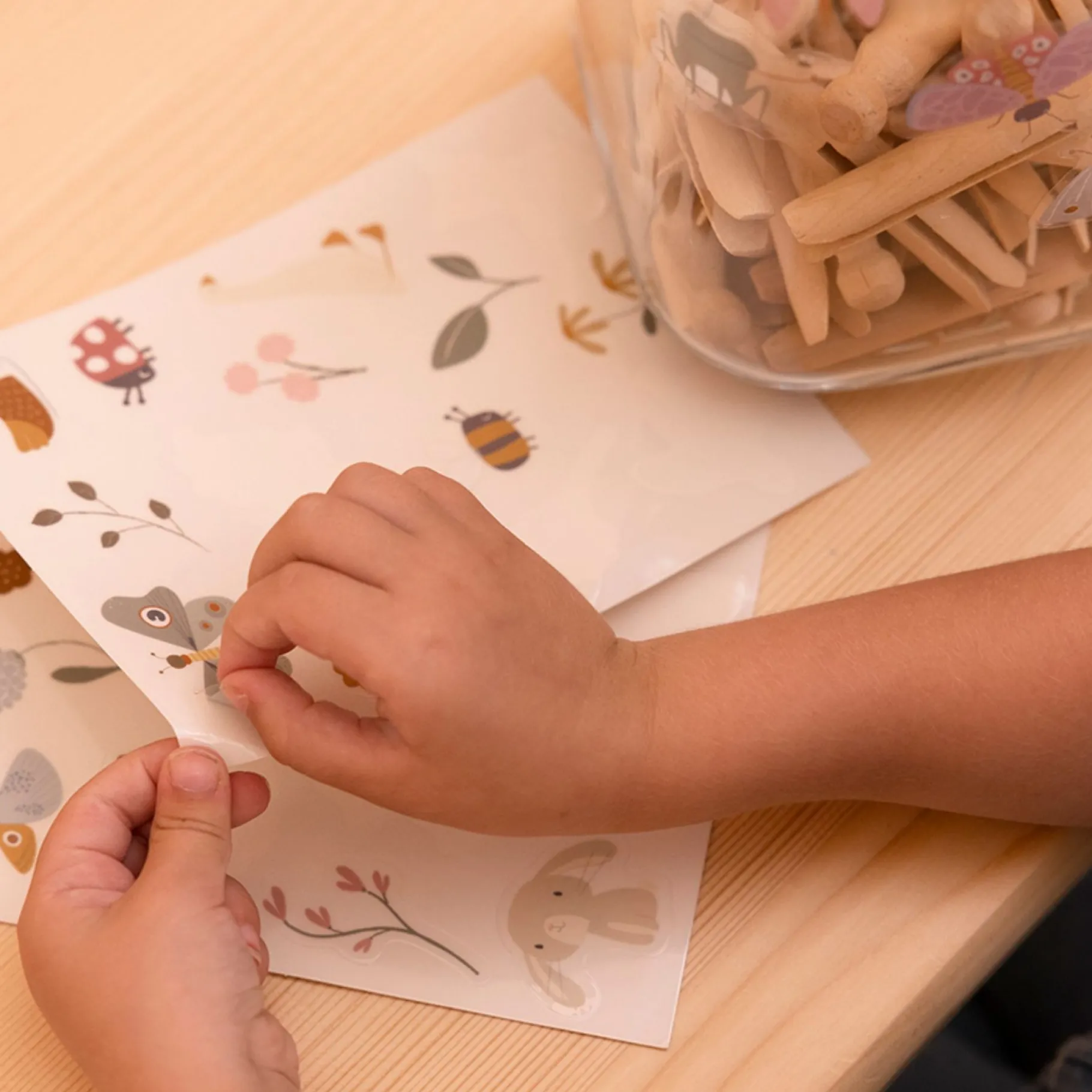 Stickers>Tiamo Little Dutch Raamstickers Flowers & Butterflies