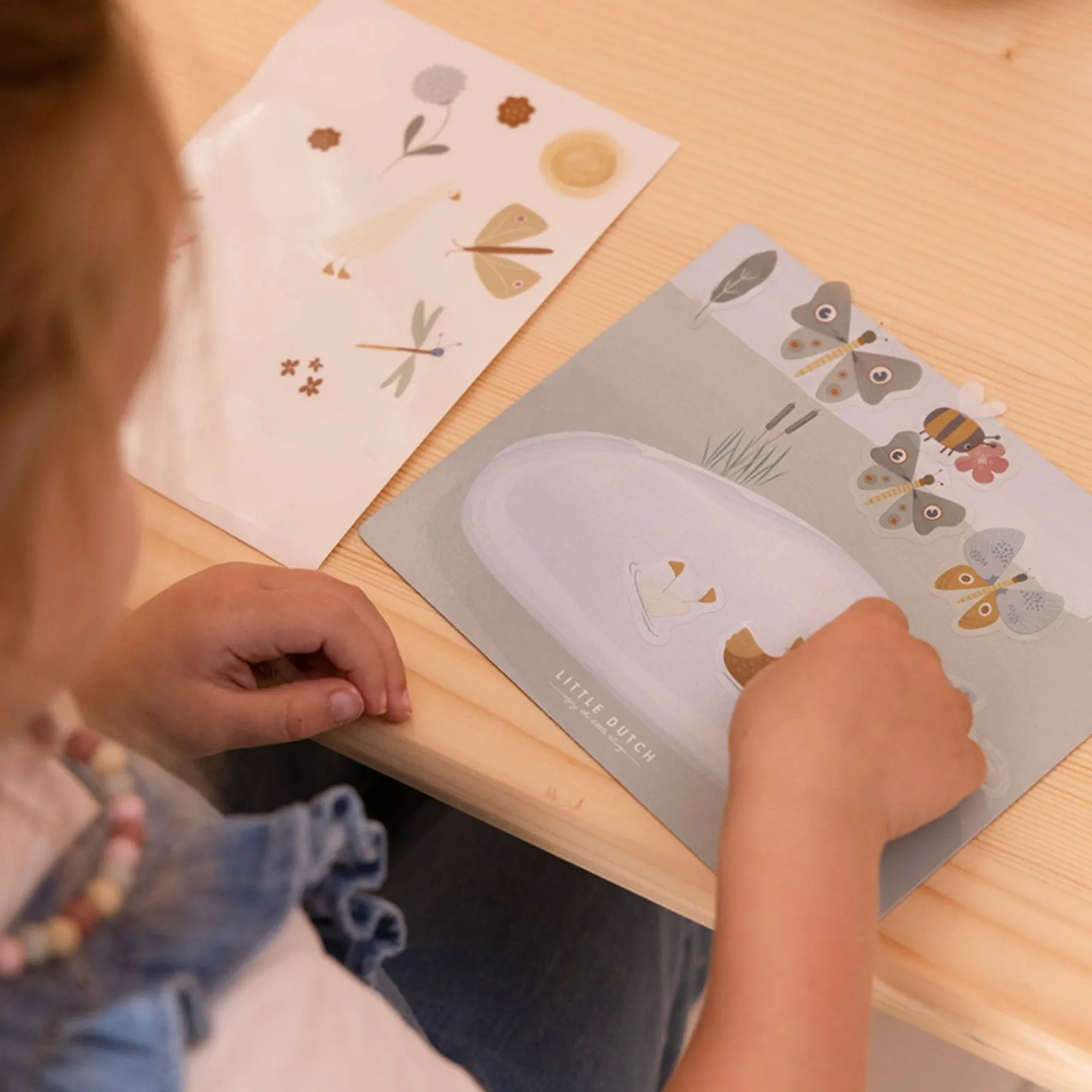 Stickers>Tiamo Little Dutch Raamstickers Flowers & Butterflies