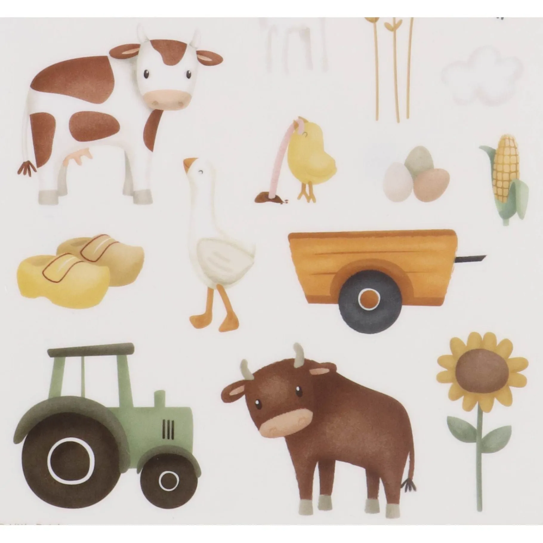 Stickers>Little Dutch raamstickers boerderij