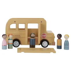 Babyspeelgoed> Little Dutch Schoolbus Met Poppetjes