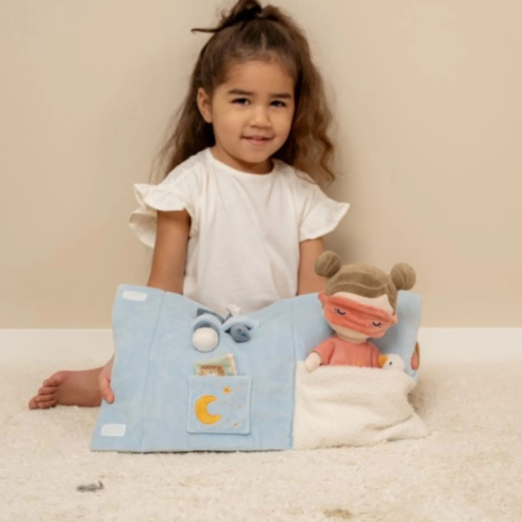 Poppen Zonder Functies>Tiamo Little Dutch Set Logeerpop